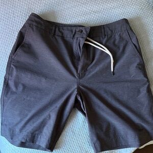 Faherty All Day Blue Shorts 9” Sz 32
